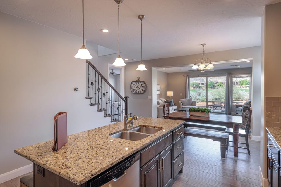 Kitchen Island View