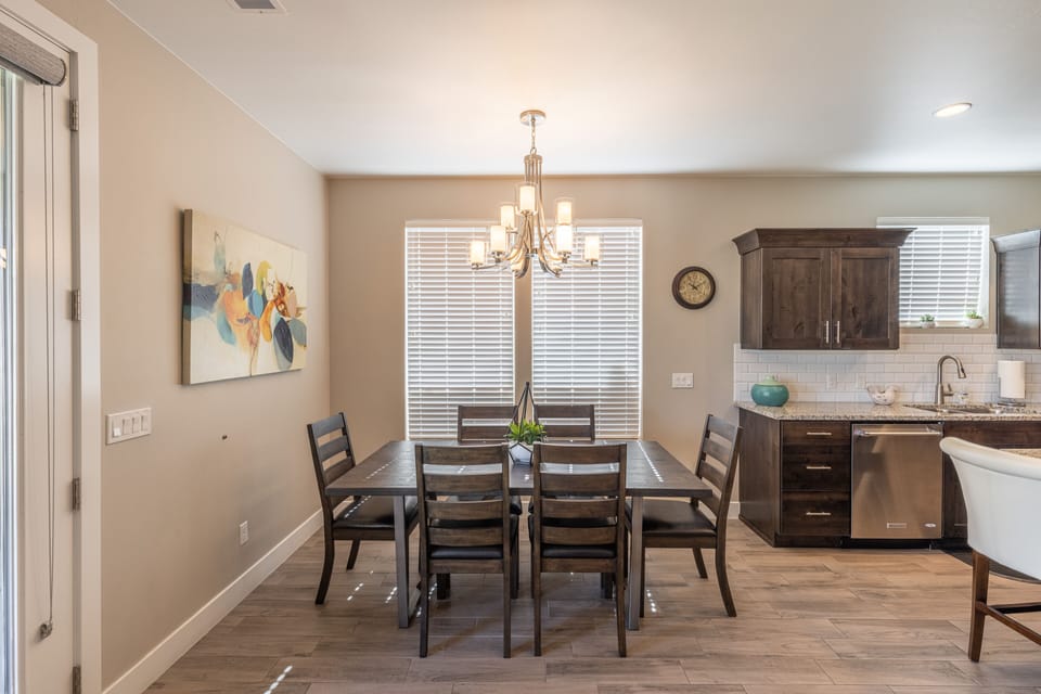 Dining Table - Share memories and stories while enjoying a family style meal around the Dining Table.