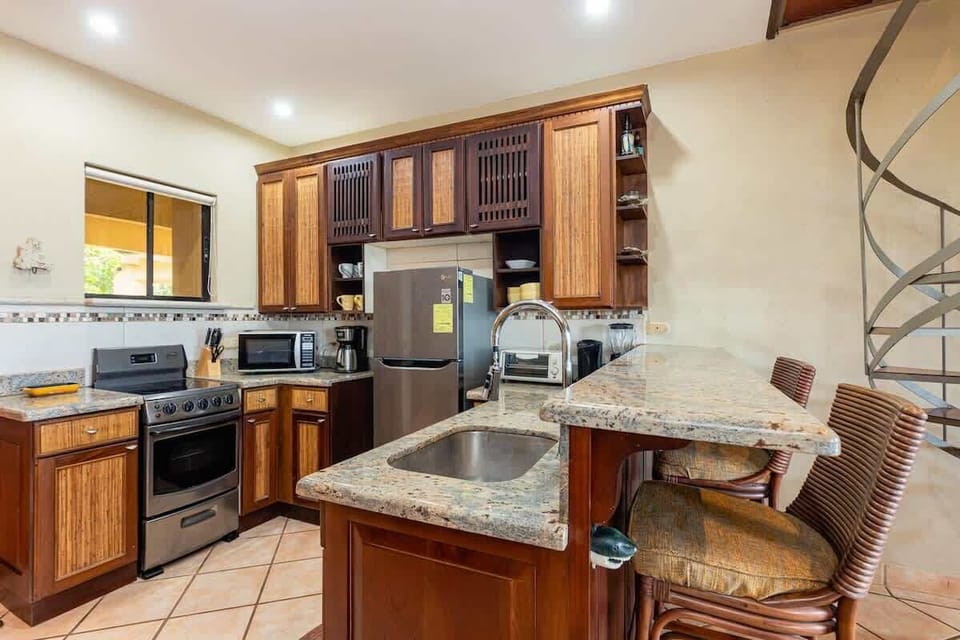 Fully stocked kitchen