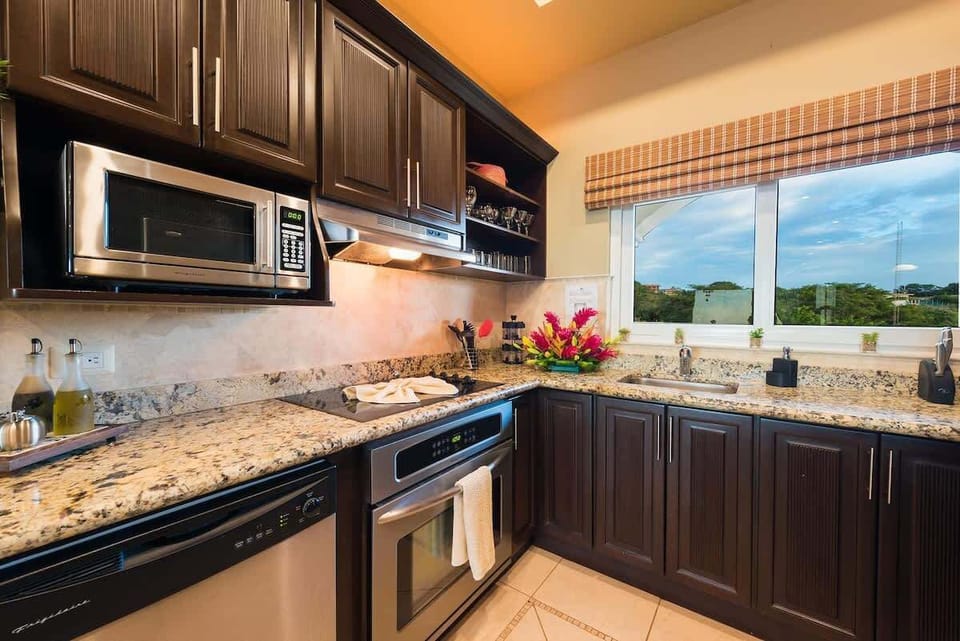 Beautiful kitchen, stainless steel appliances
