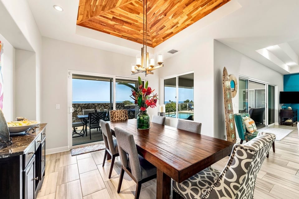 Dining Table, Chairs and Drawer Sideboard