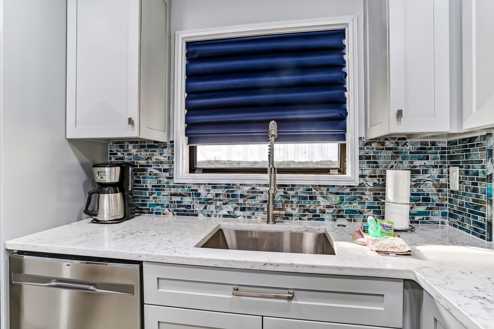 Kitchen with Ocean View
