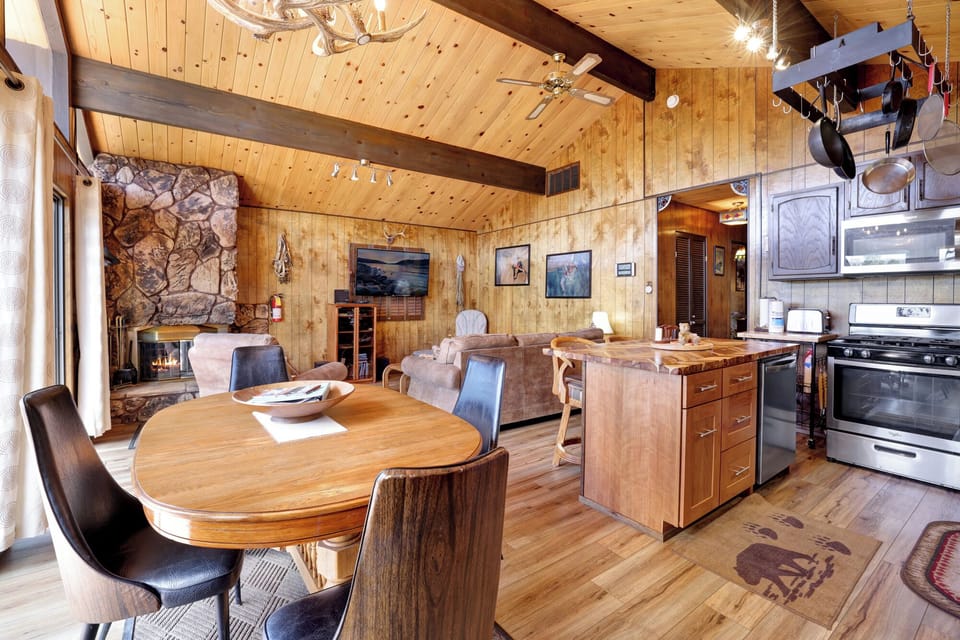 Inviting dining area designed for comfort and connection. The space feels open and airy, with a warm atmosphere that makes everyday meals and special gatherings equally enjoyable.