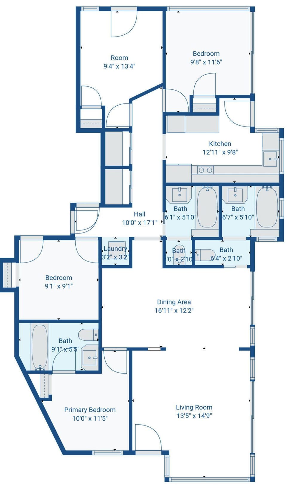Hale Lilikoi 2D Floor Plan: A spacious layout thoughtfully designed for group togetherness and comfortable privacy.