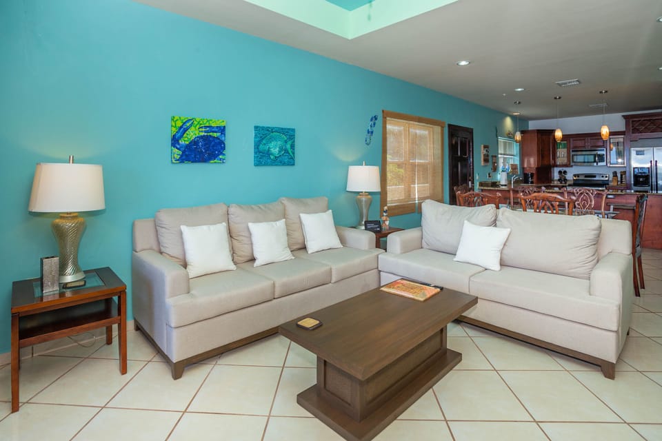Open living/dining/kitchen area