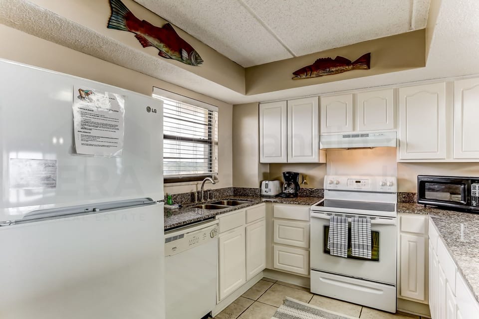 Kitchen with Ocean View
