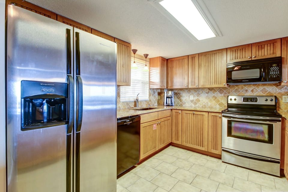 Kitchen with Ocean View