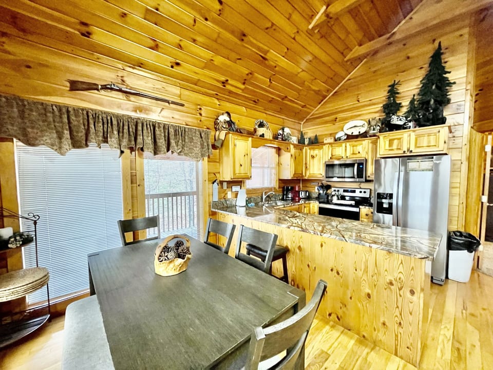 Hardwood, Indoors, Room, Flooring, Kitchen
