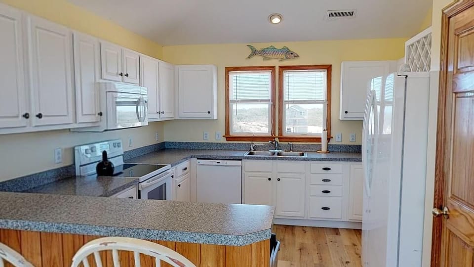 Kitchen - Kitchen at Playing Hooky vacation rental, Carova Beach 4x4 Northern Outer Banks NC