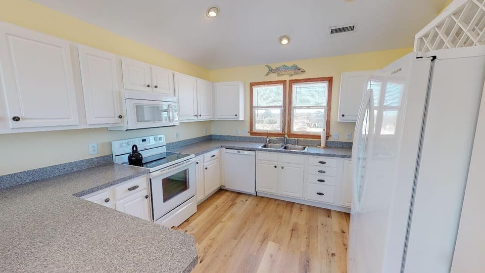 Kitchen - Kitchen at Playing Hooky vacation rental, Carova Beach 4x4 Northern Outer Banks NC