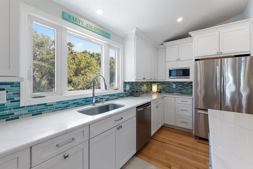 Renovated kitchen.