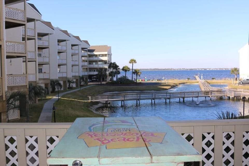 Views of the Pensacola Bay from your balcony