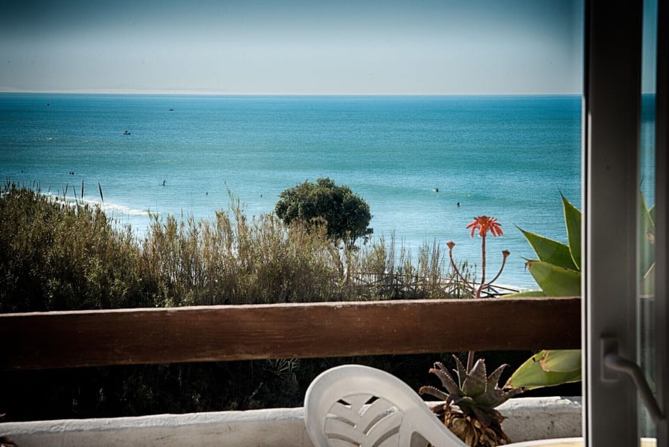 Sea views from Villa Fuente del Gallo in Villas Flamenco Beach in Conil