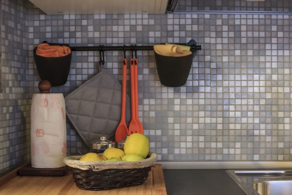 Tile, Room, Yellow, Wall, Floor, Interior Design, Flooring, Kitchen, House, Still Life