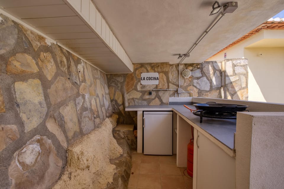 Outside kitchen