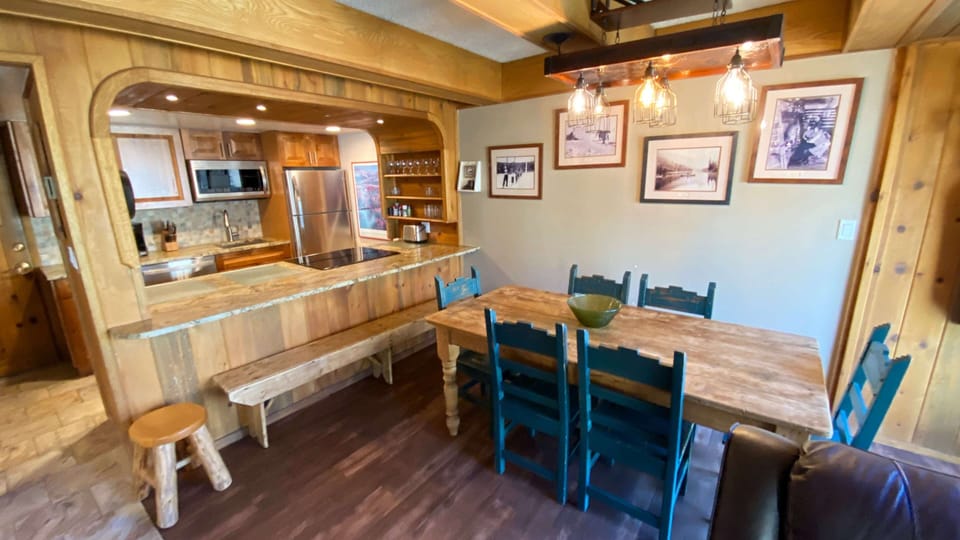 Dining and kitchen view