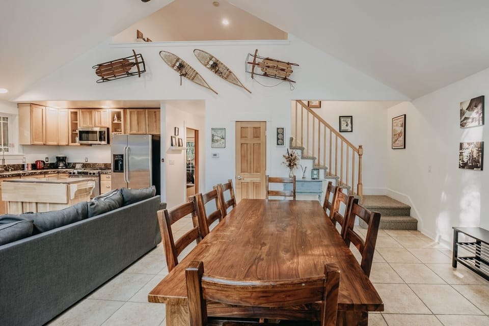 Indoors, Hardwood, Dining Room, Dining Table, Furniture