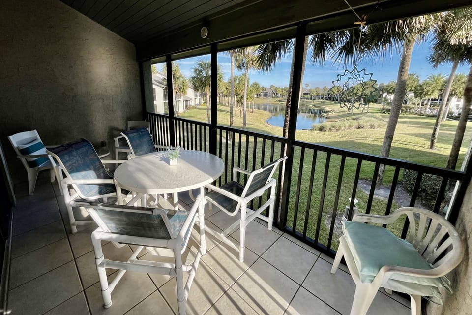 Screened lanai