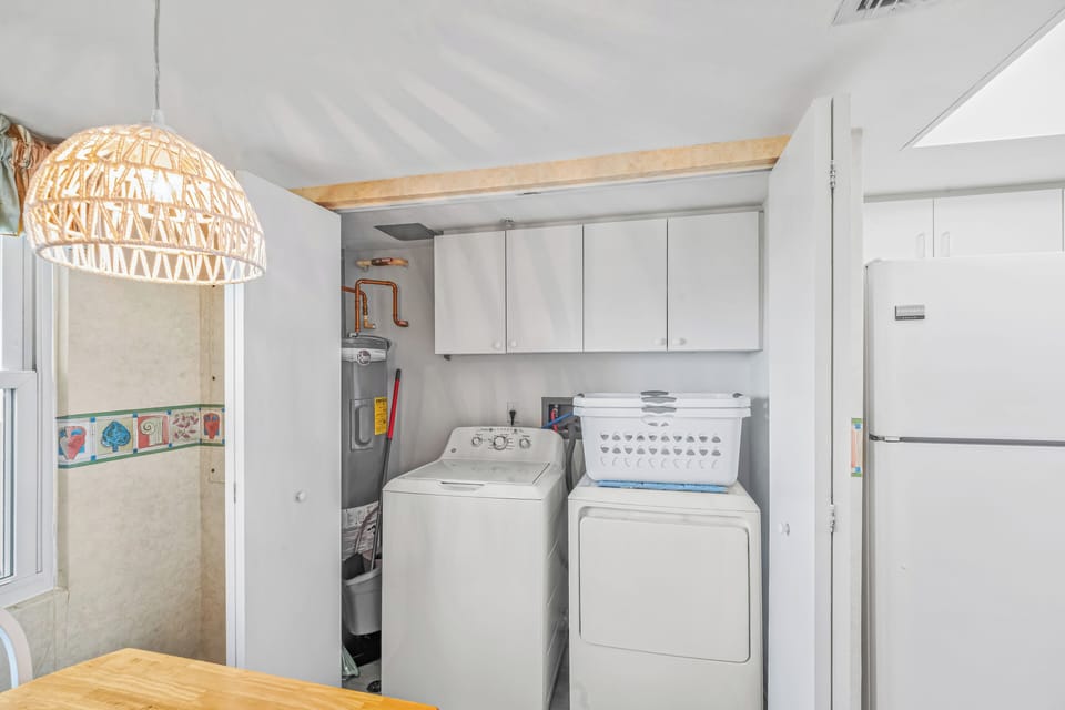 In-unit laundry room