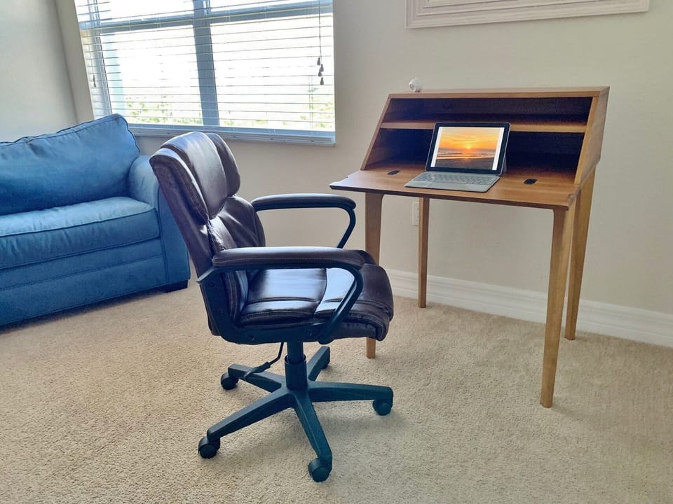 Desk area