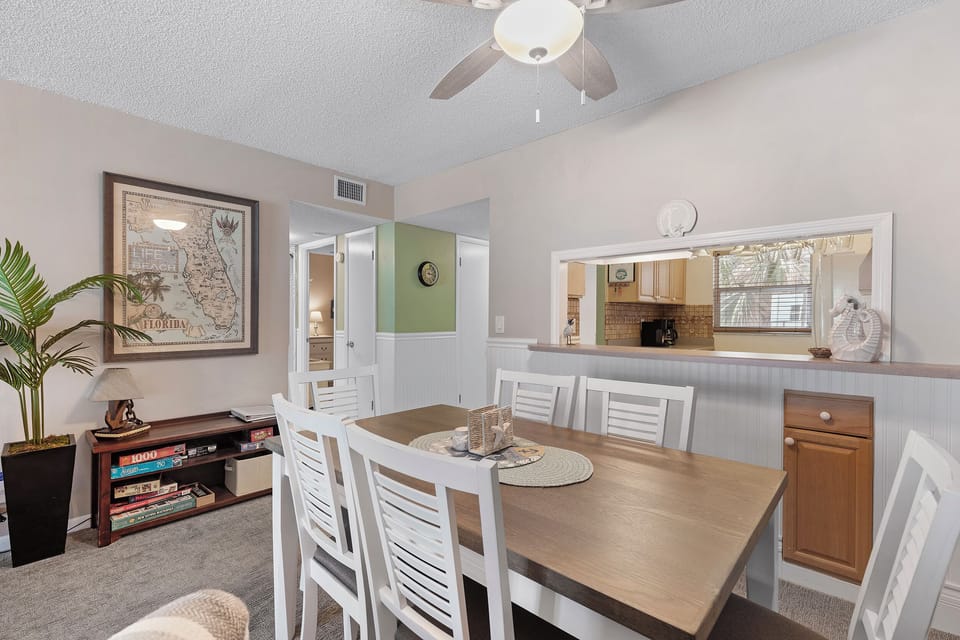 Dining and kitchen
