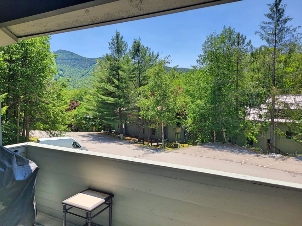 View from deck towards Loon Mountain