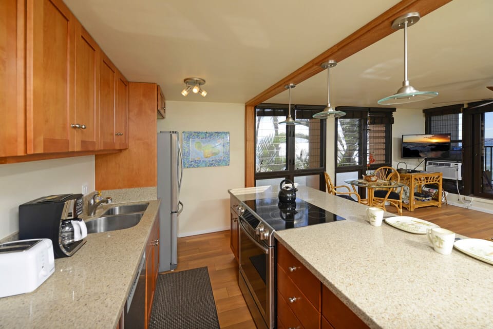 Newly remodeled kitchen