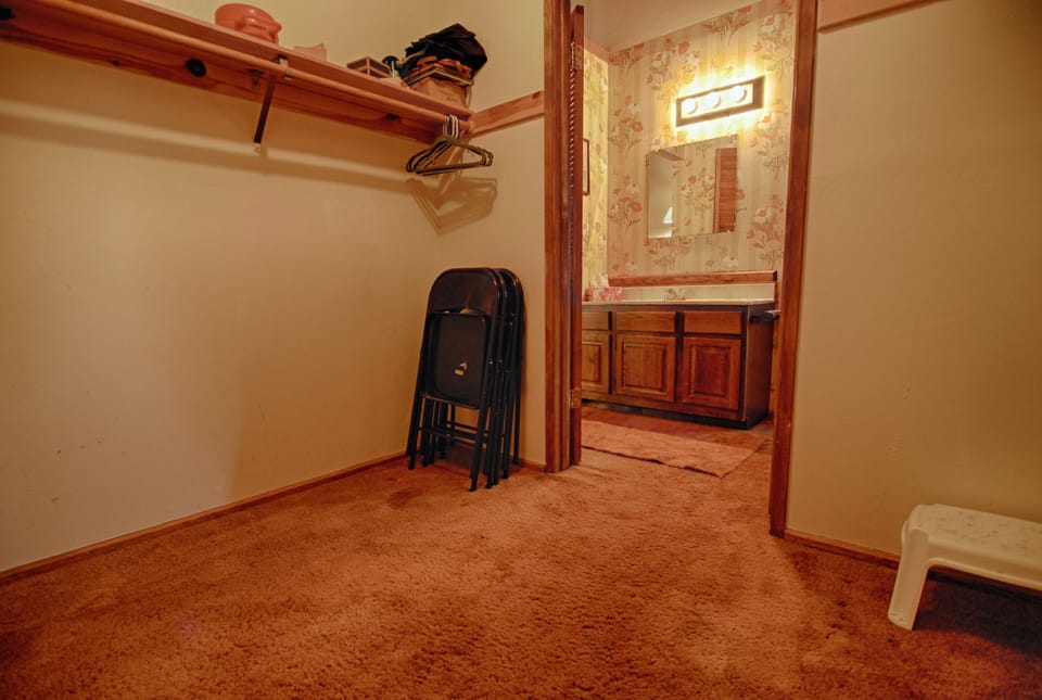 Master bedroom closet