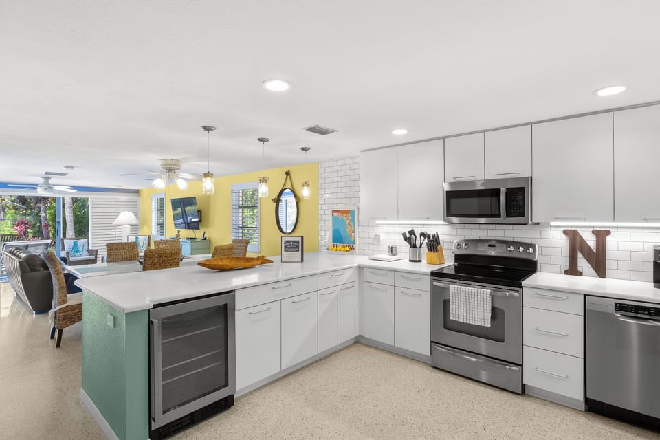 Fully equipped kitchen