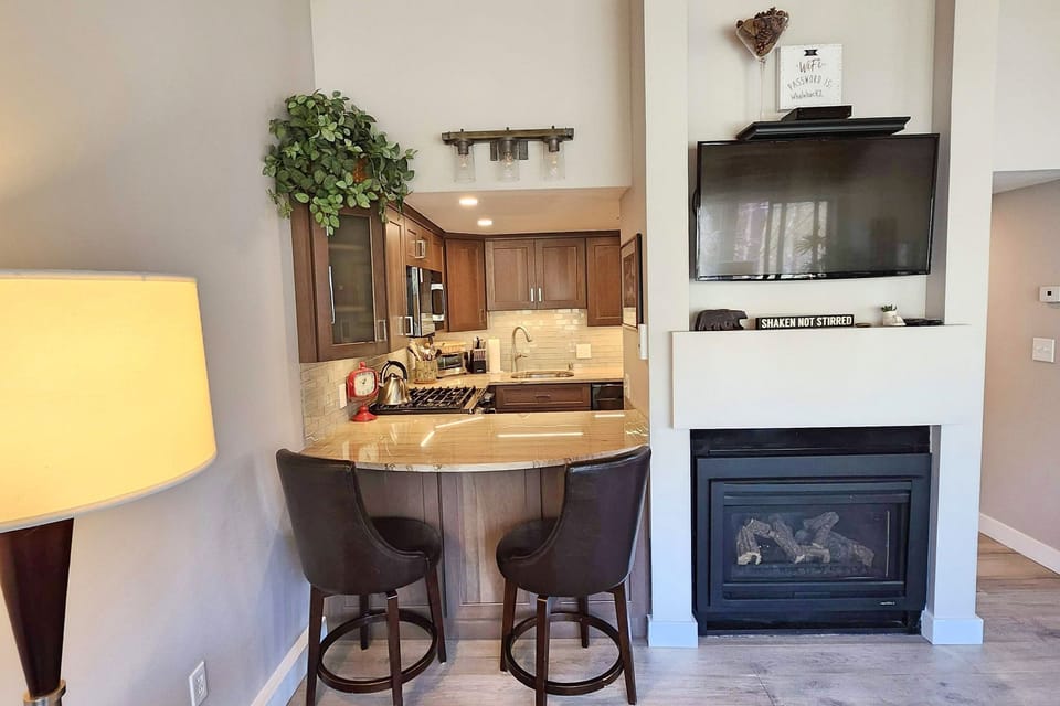 Bar seating for 2