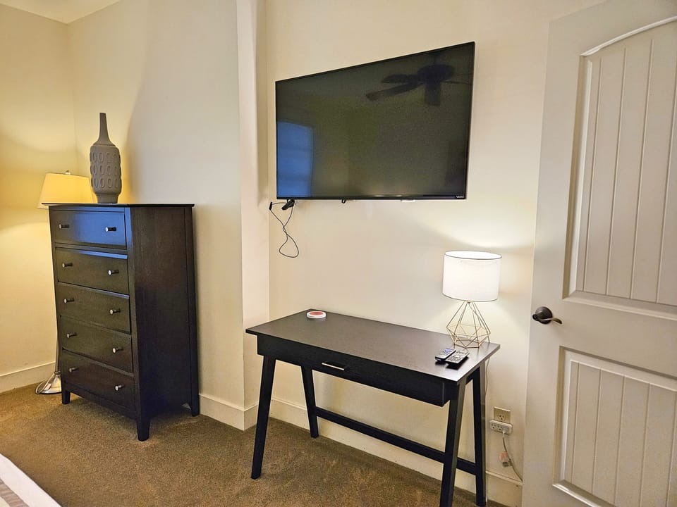 Roku TV and dresser