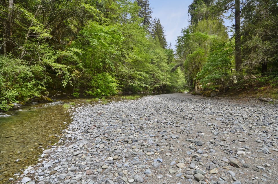 Beautiful year round, East Austin Creek running or dry.