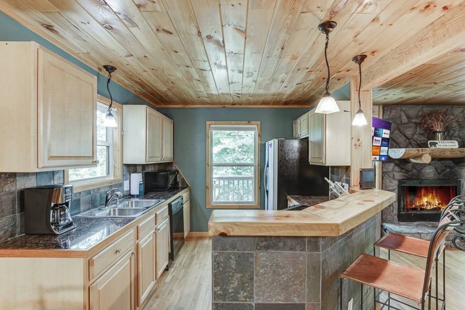 Kitchen with Bar Top for Seating