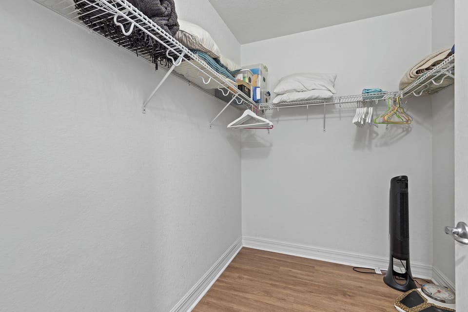 Spacious closet