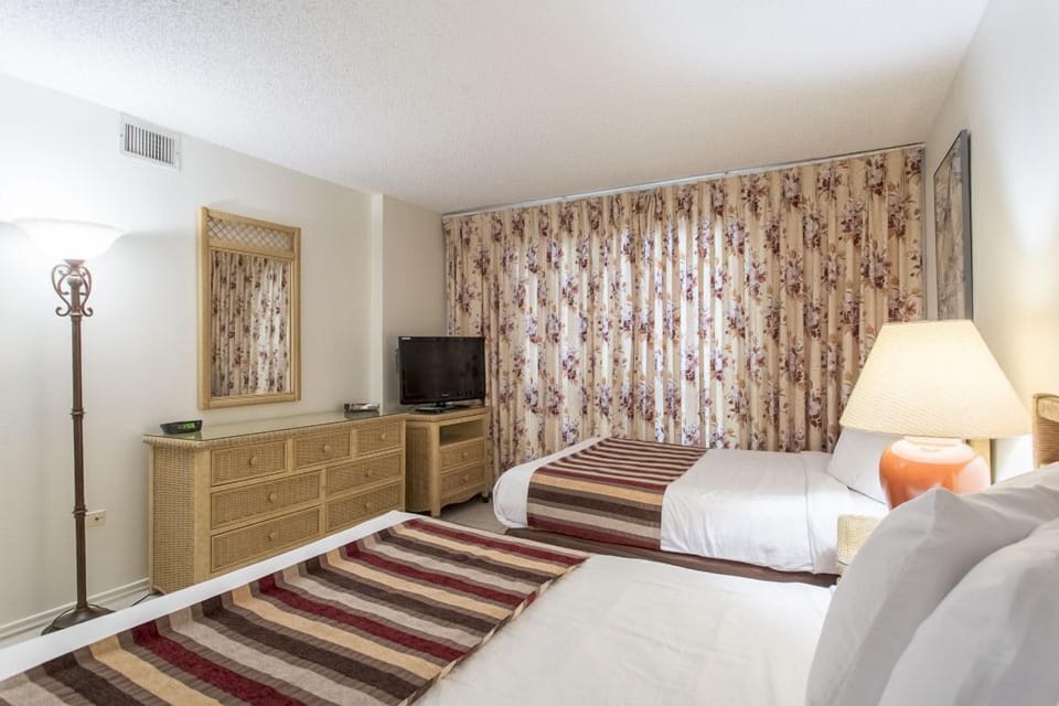 Our guest room has its own closet and dresser.