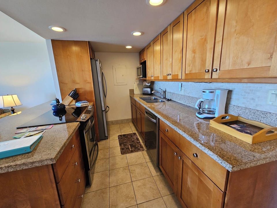 Newly remodeled kitchen