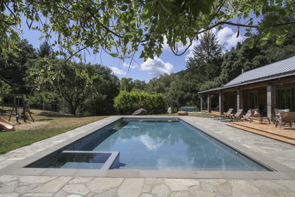 Black Mountain's pool - private ideal setting on 92 acres