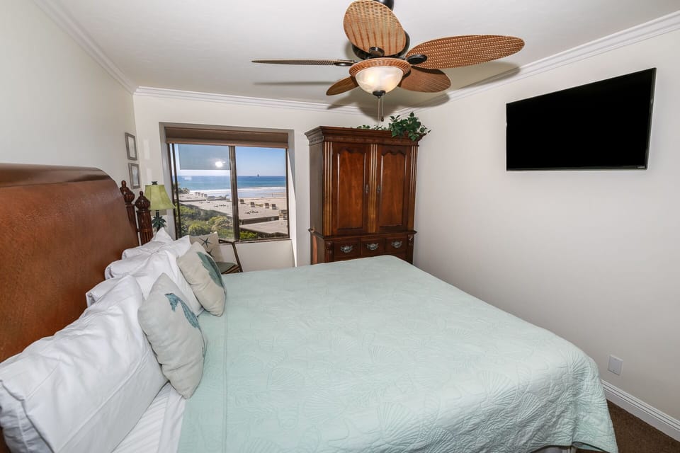 Enjoy ocean views while in bed