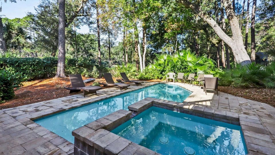 Updated Pool and Hot Tub at 1B Sea Lane