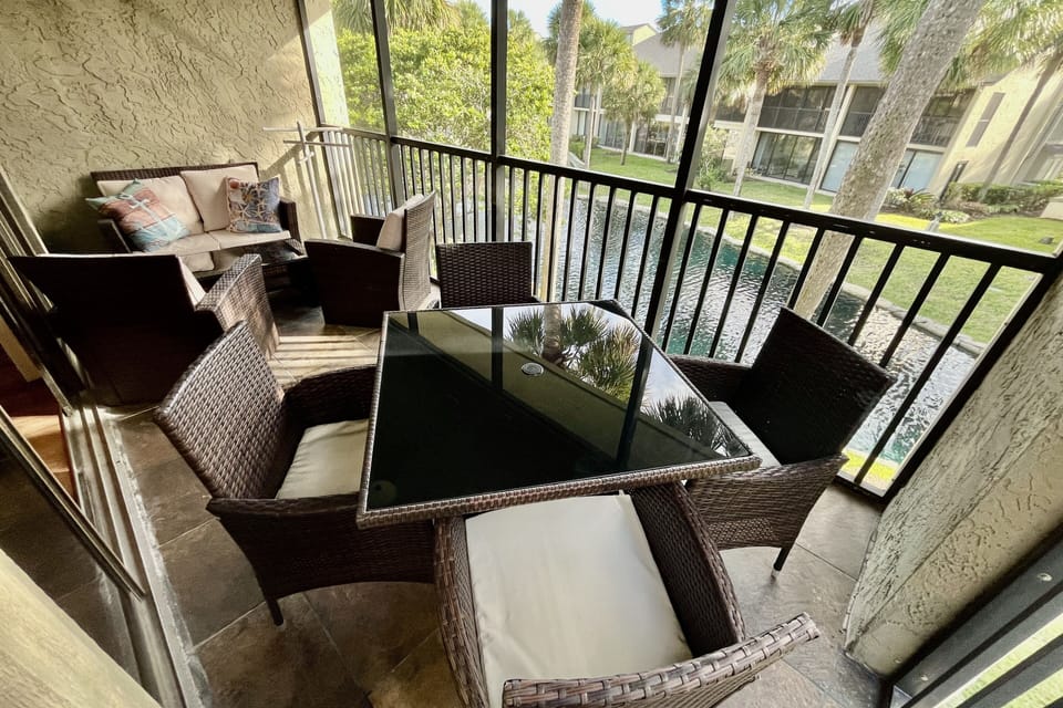 Screened lanai