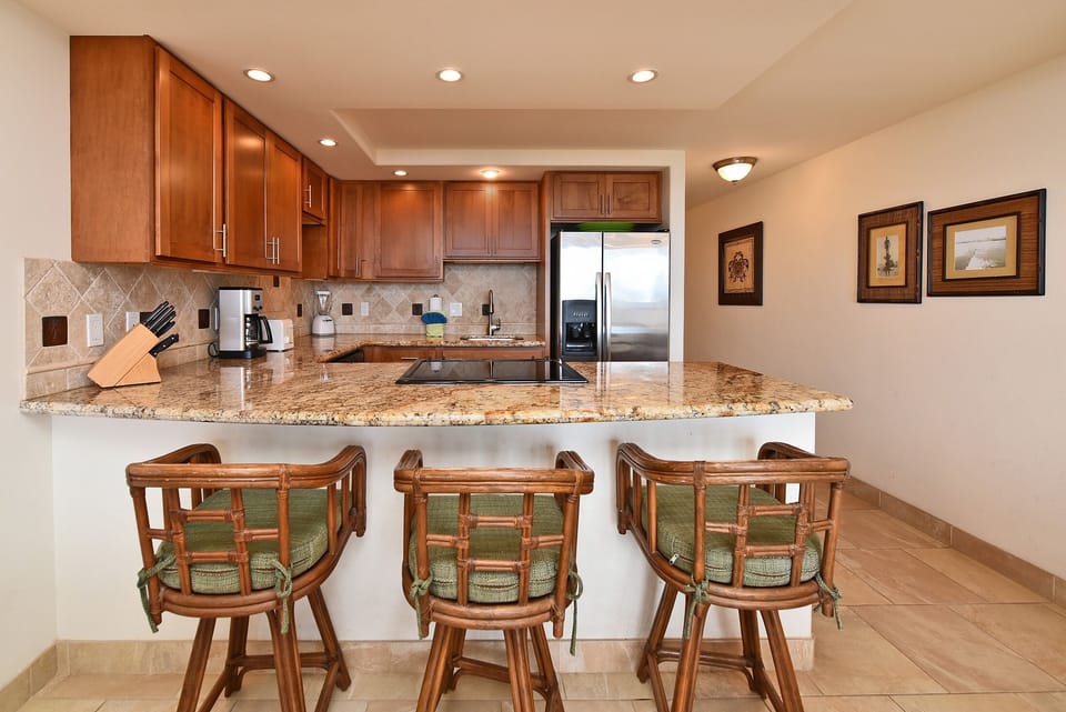 Open kitchen seating
