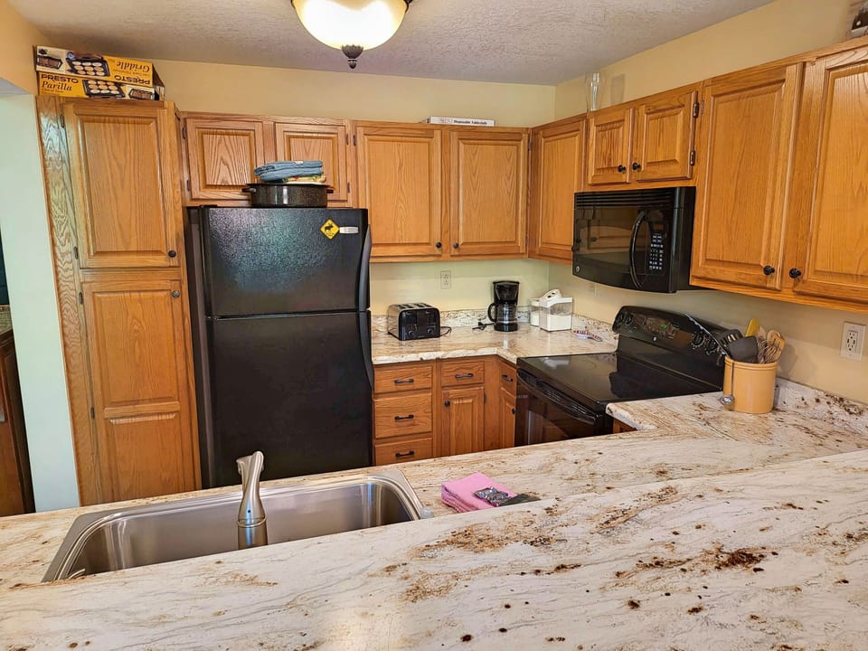 Kitchen from dining area