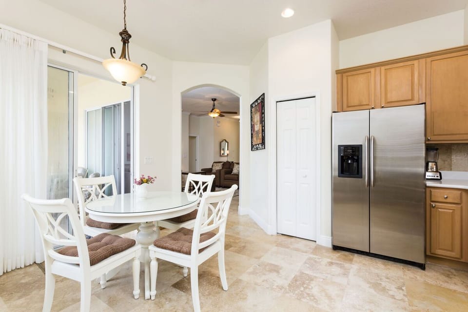 Direct patio access from kitchen area