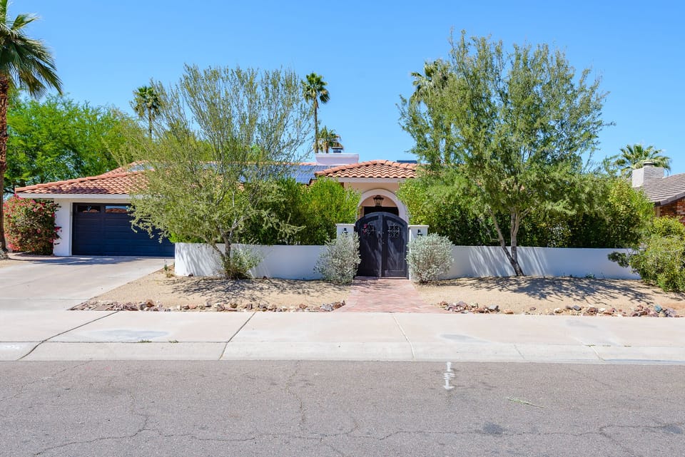 House has a front courtyard for ultimate privacy and enjoyment of outdoor space.