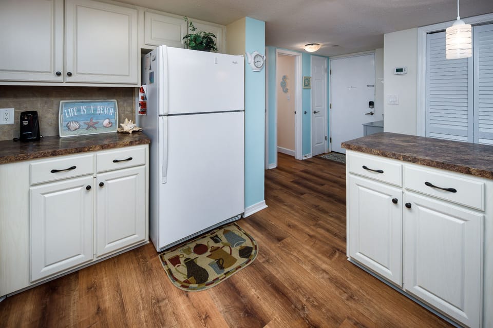 Kitchen and entry way