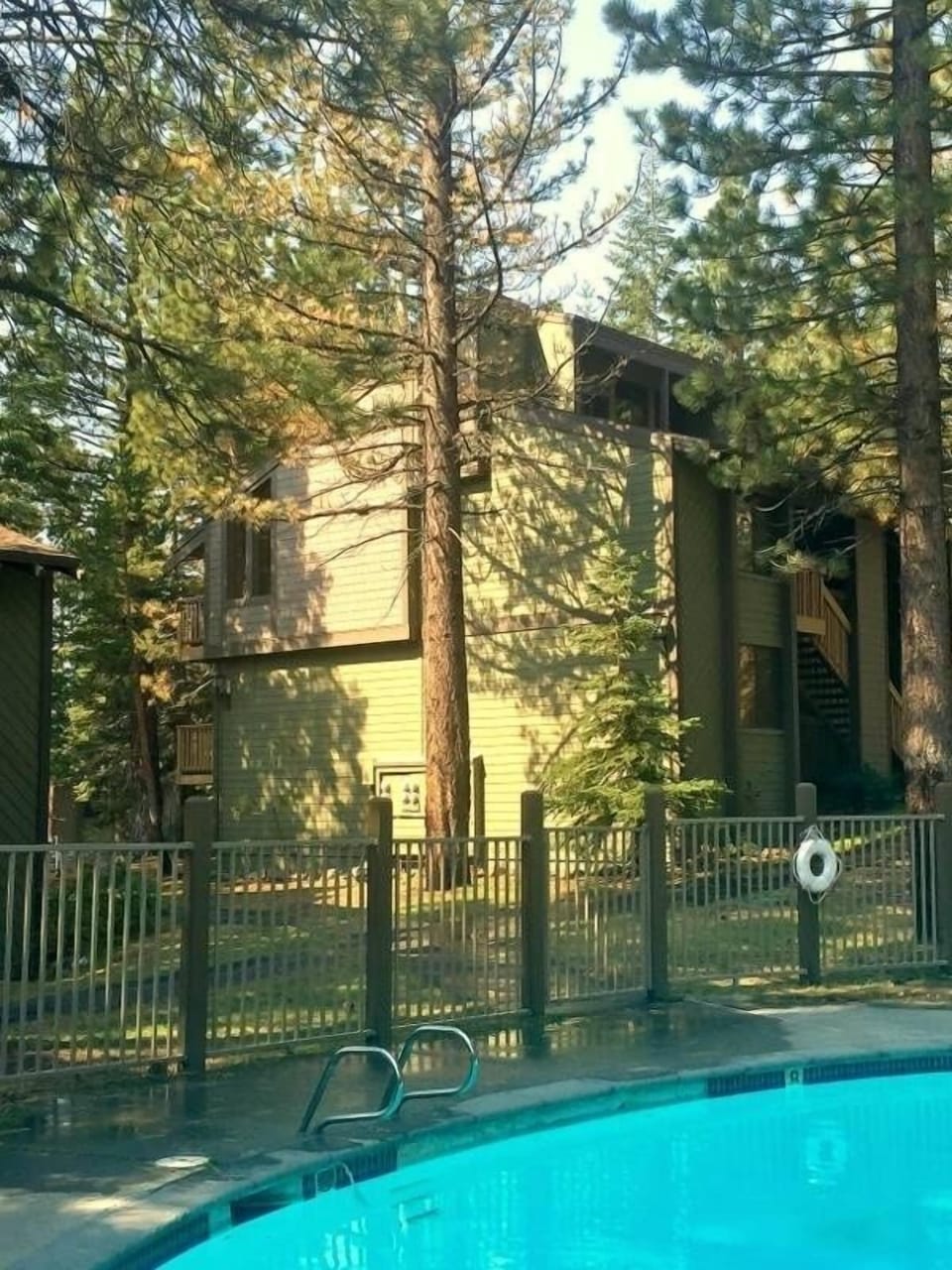 Outside view of unit from pool area