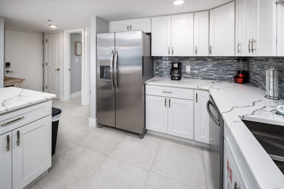 Kitchen and entry way