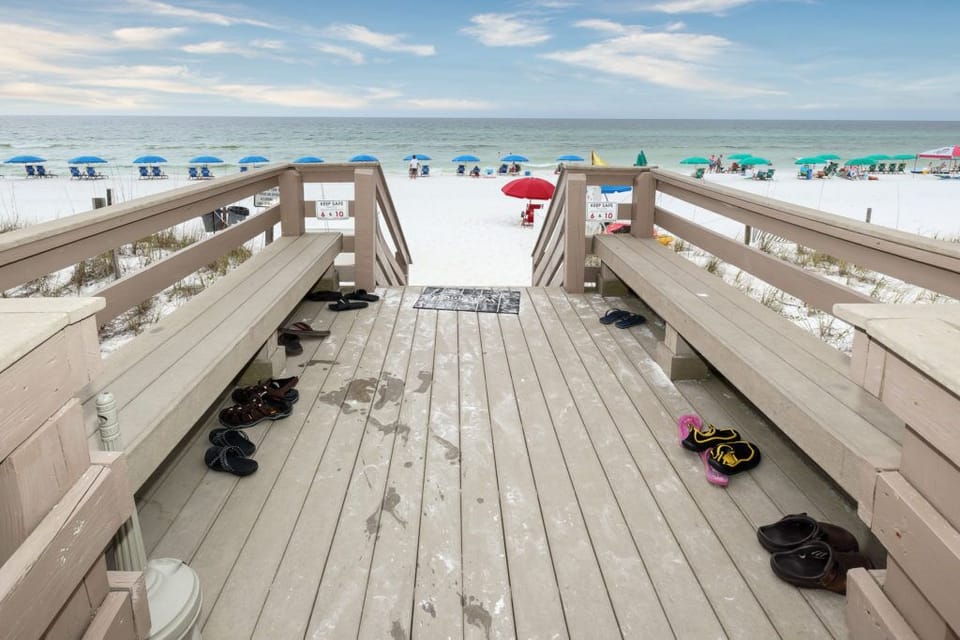 Private beach access