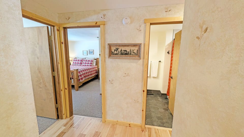 Hall - Left Bed 1 ahead, Bedroom 2 and hall Bath