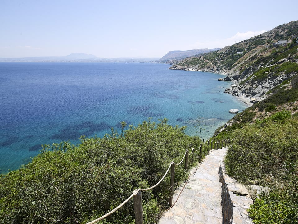 Private pathway leading to the sea